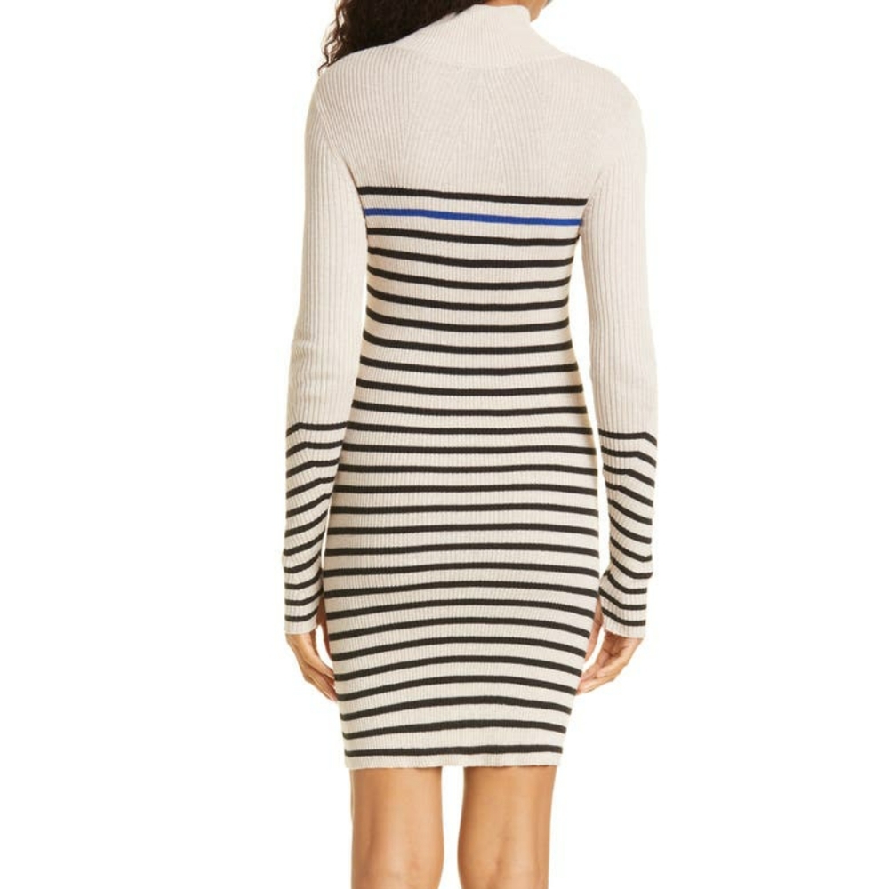 Rag And Bone Kate Stripe Turtleneck Long Sleeve R… - image 2